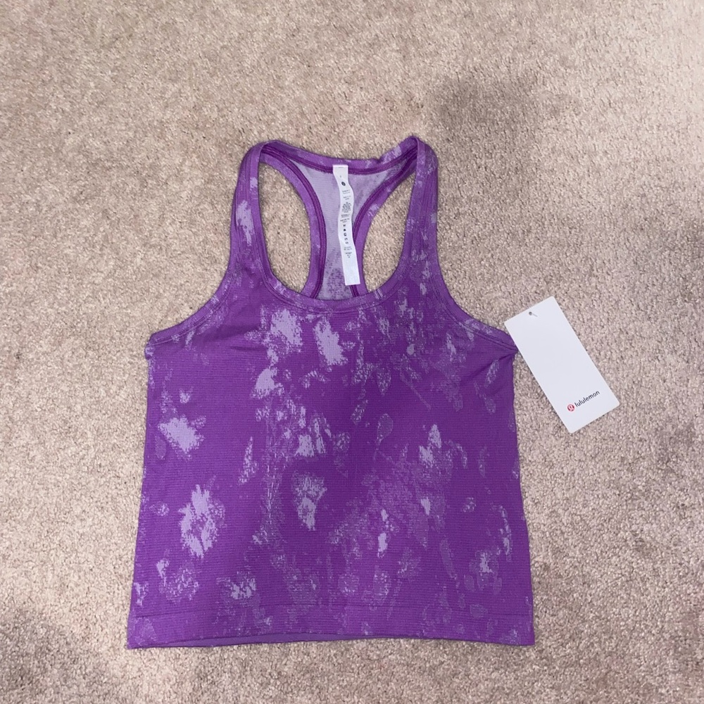 LULULEMON Swiftly Tech Cropped Racerback Tank Top 2.0